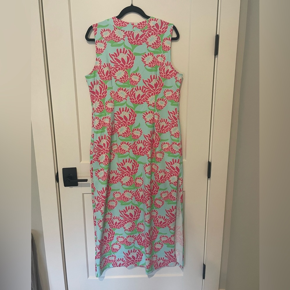 Sailor Sailor Lucille Maxi Dress Lotus Print UPF 50+ - Picture 4 of 8